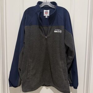 NFL Team Apparel 1/4 Zip Pullover Jacket MENS  Size XXL